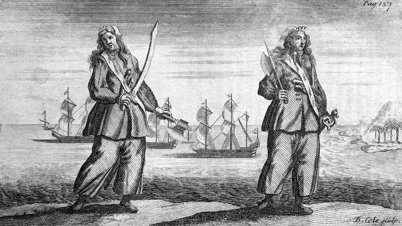 Représentation d'Anne Bonny et Mary Read
