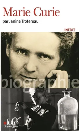 Couverture de la biographie de Marie Curie